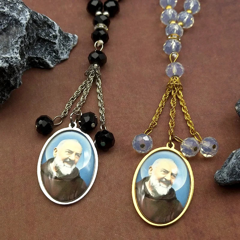 Rosario de Coche San Pío de Pietrelcina