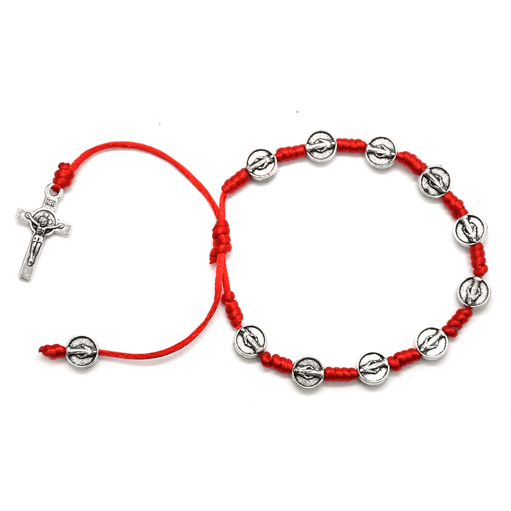 Pulsera San Benito de Protección Escarlata